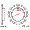 JT Sprockets JTR 1876-47 JT Sprockets JTR 1876-47