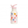 A Little Lovely Company – nerezová fľaša na pitie, 350 ml – srdce A Little Lovely Company – nerezová fľaša na pitie, 350 ml – srdce