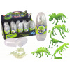 LEAN TOYS 3D kostra dinosaurov, mamuta vo vajci - svietiace v tme LEAN TOYS 3D kostra dinosaurov, mamuta vo vajci - svietiace v tme