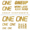ONEUP Decal kit - nálepky Farba: Gold ONEUP Decal kit - nálepky Farba: Gold