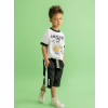 Tričko čierno-biela Loose bluuz Size: 116/122 Tričko čierno-biela Loose bluuz Size: 116/122
