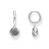 Thomas Sabo CR757-637-21 Creolen midnight rose silber Damen Thomas Sabo CR757-637-21 Creolen midnight rose silber Damen