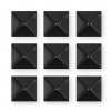 Gravity Pyramid Studs - Black one size Gravity Pyramid Studs - Black one size