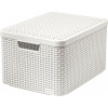 CURVER STYLE L box s vekom 44,5 x 24,8 x 33 cm krémový 03619-885 CURVER STYLE L box s vekom 44,5 x 24,8 x 33 cm krémový 03619-885