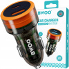BWOO RÝCHLA NABÍJAČKA DO AUTA USB 38W QC 18W + PD 20W DO TELEFÓNU BWOO RÝCHLA NABÍJAČKA DO AUTA USB 38W QC 18W + PD 20W DO TELEFÓNU