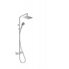 Hansgrohe Sprchový systém Vernis Shape na stěnu s termostatickou baterií chrom 26097000 Hansgrohe Sprchový systém Vernis Shape na stěnu s termostatickou baterií chrom 26097000