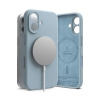 Ringke iPhone 16 Case Silicone Magnetic Blue Ringke iPhone 16 Case Silicone Magnetic Blue