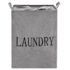 Úložný kôš 81l, šedý s nápisom Laundry SPRINGOS HA0112 Úložný kôš 81l, šedý s nápisom Laundry SPRINGOS HA0112
