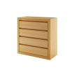 Buková komoda Níl KD403 Barevné provedení: Buk - prírodný Buková komoda Níl KD403 Barevné provedení: Buk - prírodný