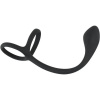 Black Velvets Cock & Ball Ring + Plug Slim Black Velvets Cock & Ball Ring + Plug Slim