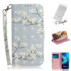 Peňaženkové 3D puzdro na Motorola Moto G8 Power Lite - Magnolia Peňaženkové 3D puzdro na Motorola Moto G8 Power Lite - Magnolia