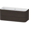 DURAVIT Happy D.2 Plus c-bonded závesná skrinka s nábytkovým umývadlom bez otvoru, 2 zásuvky, 1175 x 490 x 480 mm, orech kartáčovaný, HP4639N69690000 DURAVIT Happy D.2 Plus c-bonded závesná skrinka s nábytkovým umývadlom bez otvoru, 2 zásuvky, 1175 x 490 x 480 mm, orech kartáčovaný, HP4639N69690000