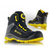 VM FOOTWEAR LIVERPOOL 8010-O6 / Pracovná členková obuv, BOA® Fit System, GORE-TEX® membrána - čierna / žltá 40 VM FOOTWEAR LIVERPOOL 8010-O6 / Pracovná členková obuv, BOA® Fit System, GORE-TEX® membrána - čierna / žltá 40