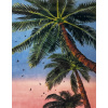 Diamantové maľovanie 5D 20x30 cm Palmy Diamantové maľovanie 5D 20x30 cm Palmy