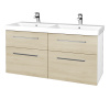 Dreja Umývadlová skrinka Q MAX SZZ4 120 - N01 Biela lesk / Úchytka T04 / D24 Ohio Dreja Umývadlová skrinka Q MAX SZZ4 120 - N01 Biela lesk / Úchytka T04 / D24 Ohio