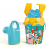 Vedro set s krhlou Sponge Bob Garnished Bucket Smoby 6 dielov s lopatkou hrabličkami a formičkou 18 cm výška od 18 mes SM862152 Vedro set s krhlou Sponge Bob Garnished Bucket Smoby 6 dielov s lopatkou hrabličkami a formičkou 18 cm výška od 18 mes SM862152