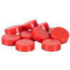 Magnety Q-CONNECT okrúhle, 20 mm, 10 ks, červene Magnety Q-CONNECT okrúhle, 20 mm, 10 ks, červene