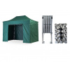Nožnicový párty stan 2x4 m TENTino BIG HEXAGON Farba opláštenia: 9A - ZELENÁ Nožnicový párty stan 2x4 m TENTino BIG HEXAGON Farba opláštenia: 9A - ZELENÁ