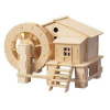 Woodcraft Drevené 3D puzzle Vodný mlyn Woodcraft Drevené 3D puzzle Vodný mlyn