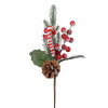 Zápich čečinka, šiška, čer.šípky, lízatko, zasnež. 29cm Zápich čečinka, šiška, čer.šípky, lízatko, zasnež. 29cm