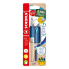 STABILO EASY birdy Timber Ergonomické plniace pero pre ľavákov - modrá vrátane bombičky STABILO EASY birdy Timber Ergonomické plniace pero pre ľavákov - modrá vrátane bombičky