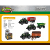 Wiky vehicles Traktor s přívěsem kov/plast 17 cm Wiky vehicles Traktor s přívěsem kov/plast 17 cm
