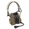 Airsoft aktívne slúchadlá Gen 6 Delta Armory Tan Airsoft aktívne slúchadlá Gen 6 Delta Armory Tan