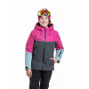 Detská Snb & Ski Bunda Deliah Grey Dark / Pink Meatfly|146 Detská Snb & Ski Bunda Deliah Grey Dark / Pink Meatfly|146