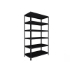 Skrutkovaný regál Biedrax 75 x 150 x 250 cm, čierny, 6 políc, nosnosť 150 kg na policu Skrutkovaný regál Biedrax 75 x 150 x 250 cm, čierny, 6 políc, nosnosť 150 kg na policu
