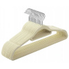Vešiaky na oblečenie MAXI zamatové, béžové (20 ks) Vešiaky na oblečenie MAXI zamatové, béžové (20 ks)