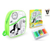 Wiky Batoh Krtko vymalovávací zelený 30 cm + 8 fixiek W006177 Wiky Batoh Krtko vymalovávací zelený 30 cm + 8 fixiek W006177