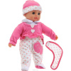 Dimian Panenka Bambolina Bebe 34 cm s 50 českými slovy růžové oblečení Dimian Panenka Bambolina Bebe 34 cm s 50 českými slovy růžové oblečení