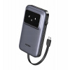 Ugreen Powerbanka Uno PB511 10000mAh, 30W, vestavěný kabel USB-C (šedá) Ugreen Powerbanka Uno PB511 10000mAh, 30W, vestavěný kabel USB-C (šedá)