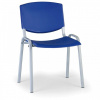 Konferenčná plastová stolička, modrá Biedrax Z8988m, sivé nohy Konferenčná plastová stolička, modrá Biedrax Z8988m, sivé nohy