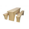 TENTino Elastický poťah STANDARD na pivný set 220x50 - 220x70 cm Farba obrusu: ŠAMPAŇ / CHAMPAGNE TENTino Elastický poťah STANDARD na pivný set 220x50 - 220x70 cm Farba obrusu: ŠAMPAŇ / CHAMPAGNE