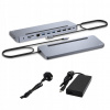 i-Tec USB-C Ergo 3x 4K Display Docking Station with Power Delivery 100 W + i-tec Universal Charger 100 W C31FLAT2PDPRO100W i-Tec USB-C Ergo 3x 4K Display Docking Station with Power Delivery 100 W + i-tec Universal Charger 100 W C31FLAT2PDPRO100W