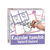 Dohány náučná hra tabuľa Kresli a zmaž fialová - Učíme sa kresliť krok za krokom zvieratká 506-1 Dohány náučná hra tabuľa Kresli a zmaž fialová - Učíme sa kresliť krok za krokom zvieratká 506-1