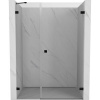 Mexen Lunar-B, pravé otočné sprchové dvere 120 cm, číre sklo, čierny profil, 832S-120-050-70-00-P Mexen Lunar-B, pravé otočné sprchové dvere 120 cm, číre sklo, čierny profil, 832S-120-050-70-00-P