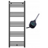 Kúpeľňový radiátor vodný Granitan 609 W 500 x 1400 mm čierny Kúpeľňový radiátor vodný Granitan 609 W 500 x 1400 mm čierny