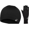 Asics Running Pack performance black čepice + rukavice Velikost: L Asics Running Pack performance black čepice + rukavice Velikost: L