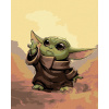 Diamondi Diamantové maľovanie BABY YODA vypnuté plátno na rám Diamondi Diamantové maľovanie BABY YODA vypnuté plátno na rám