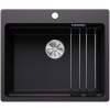 Blanco Etagon 6 Silgranitový drez, 59x50 cm, s pojazdmi, InFino, čierna 527682 Blanco Etagon 6 Silgranitový drez, 59x50 cm, s pojazdmi, InFino, čierna 527682