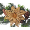 Vianočné ozdoby - Kvety na vianočný stromček Betlehem Gold Star 15 cm (Vianočné ozdoby - Kvety na vianočný stromček Betlehem Gold Star 15 cm) Vianočné ozdoby - Kvety na vianočný stromček Betlehem Gold Star 15 cm (Vianočné ozdoby - Kvety na vianočný stromček Betlehem Gold Star 15 cm)