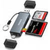Čítačka pamäťových kariet CF Micro SD USB 3.0 USB-C OTG 5 Gb/s do 2 TB SOUNIX Čítačka pamäťových kariet CF Micro SD USB 3.0 USB-C OTG 5 Gb/s do 2 TB SOUNIX