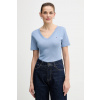 Tommy Hilfiger tričko dámske bavlnené WW0WW40584 modrá L Tommy Hilfiger tričko dámske bavlnené WW0WW40584 modrá L
