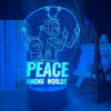 Nočná lampa 3D Rick And Morty 7 farieb (Nočná lampa 3D Rick And Morty 7 farieb) Nočná lampa 3D Rick And Morty 7 farieb (Nočná lampa 3D Rick And Morty 7 farieb)