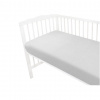 Mušelínové prestieradlo postieľky 60 x 120 NATURE double - šedé Mušelínové prestieradlo postieľky 60 x 120 NATURE double - šedé