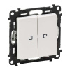 LEGRAND Spínač striedavý dvojitý Valena Life 752109 R6+6So biely LEGRAND Spínač striedavý dvojitý Valena Life 752109 R6+6So biely