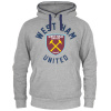 West Ham United pánska mikina s kapucňou graphic grey West Ham United pánska mikina s kapucňou graphic grey