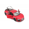 Maisto Kit Audi R8 V10 Plus, metal červená, 1:24 Maisto Kit Audi R8 V10 Plus, metal červená, 1:24